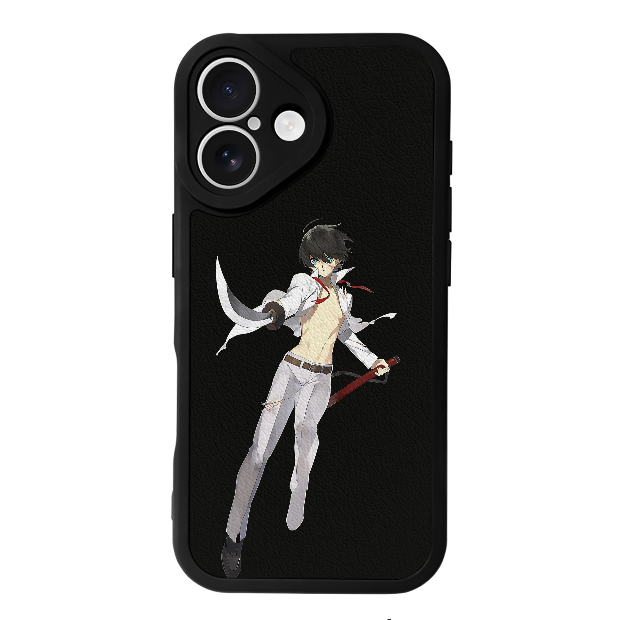 （画像用） 刀剣乱舞 Touken Ranbu 【iPhone 16シリーズ対応】シリコンスマホケース（レザー調） 材質：シリコン